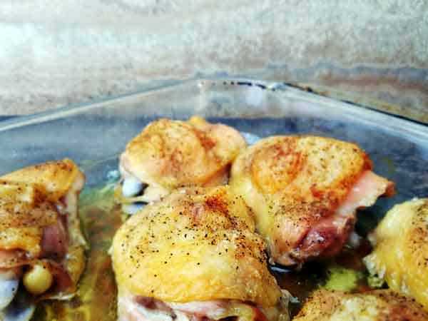 Easy Keto Recipe - Baked Chicken Thighs - Advantage Meals Keto Diet