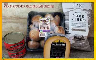 Keto Diet Stuffed Mushrooms Recipe