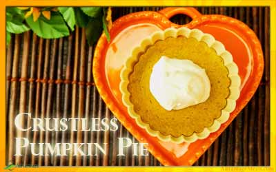 Crustless-Pumpkin-Pie-Featured-Image Crustless Pumpkin Pie Recipe to die for. All the goodness of pumpkin pie without the carbs and grains. 4 Net Carbs. Gluten Free | Keto Friendly | Single Serving Portion Control. #Keto #Thanksgiving #CrustlessPie #PumpkinPie #KetoThanksgiving
