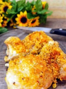 Easy Air Fryer Boneless Chicken Thigh Air Fryer Recipe. This recipe is low carb, keto, and gluten free.