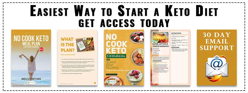 No Cook Keto Meal Plan and Keto Recipe Book Bundle